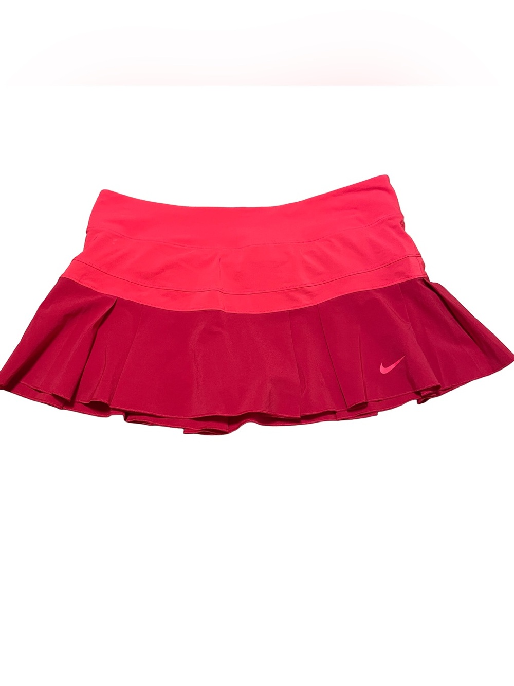 Nike Drift Two-Tone Red Mini Skirt with built in shorts